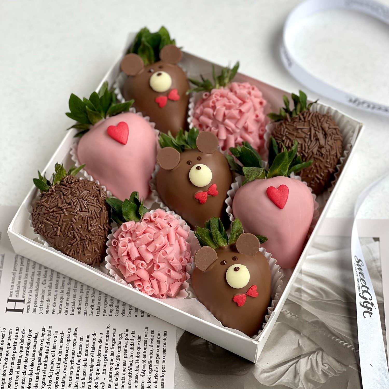 Клубника в шоколаде 'Мишки'